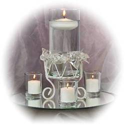 Table Dressing Mirror candles