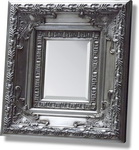 160mm Silver Swept Frame with Bevelled Mirror