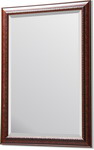 62mm Walnut veneer framed mirror