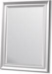 85mm Satin White Smooth framed Mirror 