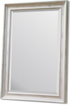 75mm Shabby chic white framed mirror 