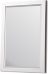 42mm Flat White Slim Framed Mirror