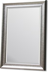 91mm Gloss White Framed Mirror