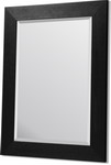 109mm Dark Brown Flat Framed Mirror