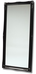 3 Inch Black Full Height Swept Mirror 24x60 Int size available with Bevelled or Plain Mirror