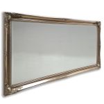 3 Inch Silver Full Height Swept Mirror 24x60 Int size Plain Mirror available with Bevelled or Plain Mirror