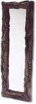 Rustic teak root frame in a rectangular shape