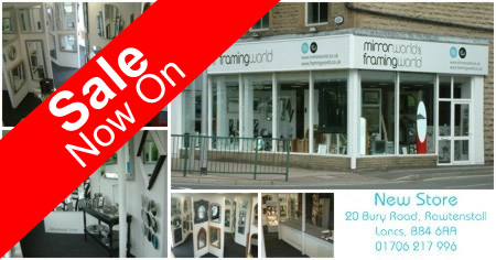 Mirrors in our new Rawtenstall Store