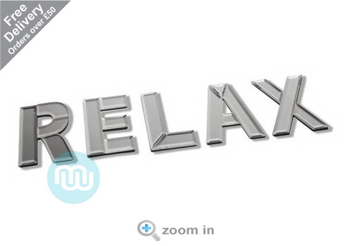 Relax 6 Inch Mirror Word