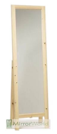 Simple full length, freestanding  dressing mirror.