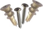 Plasterboard Wall Plug and Screws (2)