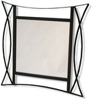 Art Deco Designer Black Mirror