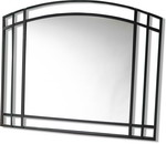 Handpainted Metal Arch Framed Mirror