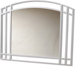 Handpainted Metal Arch Framed Mirror