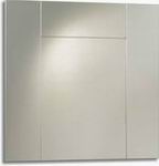 All glass in a simple but effective contemporary design. 