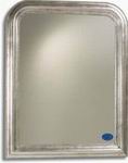 Fashionably tall overmantle mirror. Finished with quality Aged Pewter. Plain Mirror.