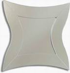 Trendy four pointed star shaped mirror