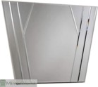 Chic Art Deco mirror with bevelled panels