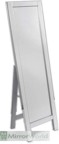 Cheval stand alone mirror with mirrored frame