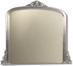 Top selling opulent gold leaf overmantle available in various heights.