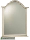 Stylish arched Mirror in a white ivory finish