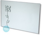 Silver Recangle Art Deco 36 x 24 Inches