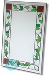 Green / Silver Recangle Art Deco 36 x 24 Inches