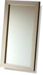 Chunky Silver Leaf Frame 91x49cm Plain Mirror