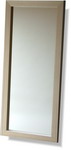 Chunky Silver Leaf Frame 201x54cm Plain Mirror
