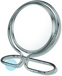 Travel mirror 10x magnification Gold Finish, Mirror diameter 13cm. 