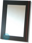 Black & Pink 28x18 Mirror