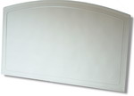 Etched All Glass Overmantle Mirror 30 x 48