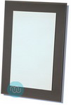 Smoked Contemporary Mirror 31x21 Inches