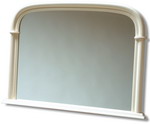 Simple Cream Patina Frame Overmantle Mirror to adorn your walls.
740mm High x 1040mm Wide
