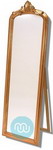 Gold Cheval Mirror 71x22 Inches