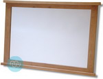 Over dresser mirror in solid natural timber