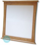 Over dresser mirror in solid natural timber