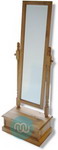Massive Savings on this Large free standing rectangular dressing mirror, with tilt adjustment and storage drawer.