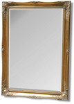 Classic gold swept frame with bevelled mirror