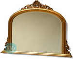For those looking for something authentically and truly rustic to adorn their walls.  This Best selling decorative gold overmantle with bevelled mirror