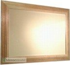 Silver/ red deep step design, this mirror is very impressive when seen in the flesh with Bevelled mirror.