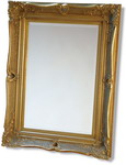 Chunky 5 Inch Deep Frames Gold Antique Effect Swept Mirror
