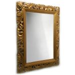 Rectangular Very Decorative Wide 165mm Gold Framed Mirror 1245 x 940 mm