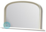Cream Overmantle with plain mirror 47 x 31 Inches