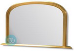 Gold Overmantle with plain mirror 47 x 31 Inches