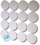 Silver Circle Contemporary 39 x 39 Inches