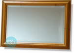 Standard size framed bevelled mirror 41 x 29