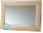 Standard size framed bevelled mirror 44x 32