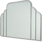 Leaded 5 piece art deco mirror. Hand made and finished for exceptional quality