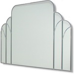 Classically period art deco design mirror. Hand made and finished for exceptional quality